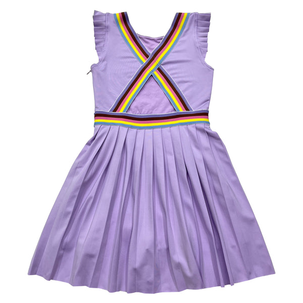 Little Olin - Tennis Lavender Mini Dress