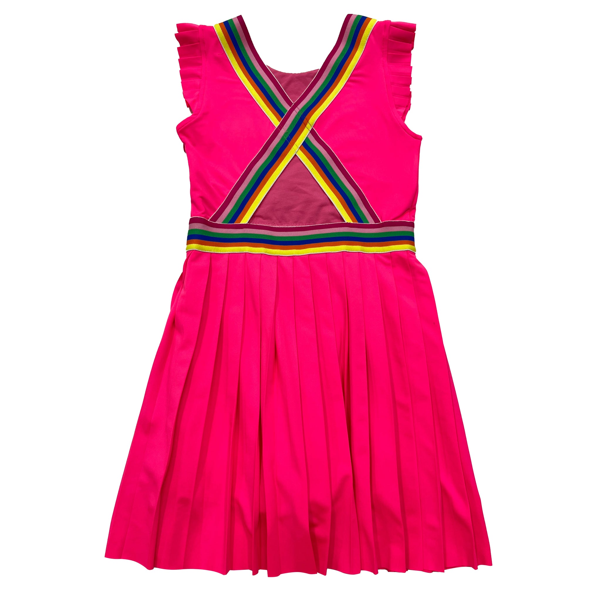 Little Olin - Tennis Hot Pink Mini Dress