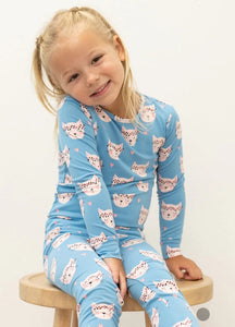 Sweet Bamboo - Cat 2pc Pajamas