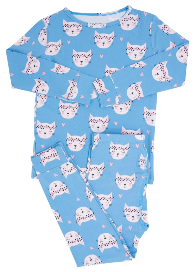 Sweet Bamboo - Cat 2pc Pajamas