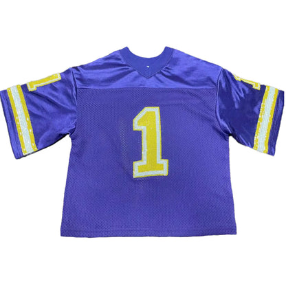 Belle Cher - Purple Lsu Jersey Shirt