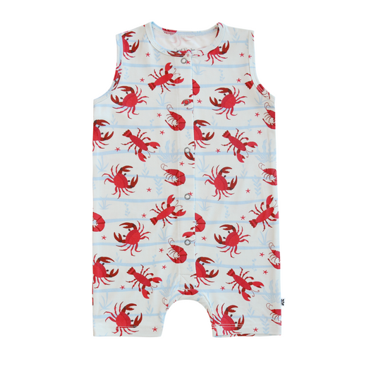 Sweet Bamboo - Feeling Crabby Tank Romper