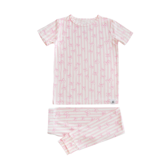 Sweet Bamboo - Tie The Knot Big Kid S/S Pajama