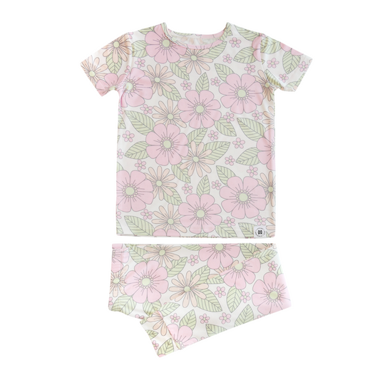 Sweet Bamboo - Groovy Love S/S Big Kid Pajama