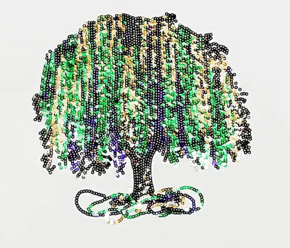 Lulu Bebe - MG Bead Tree White L/S