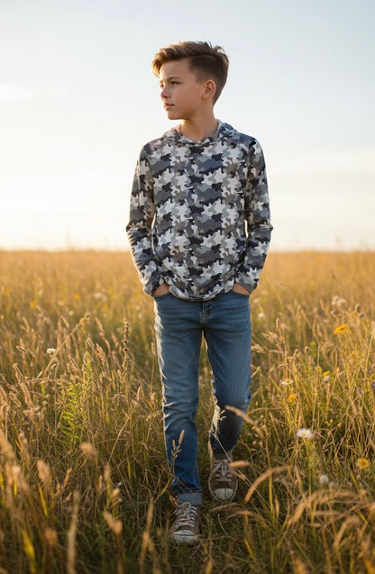 Properly Tied - Hoodie Delta Backwater Camo