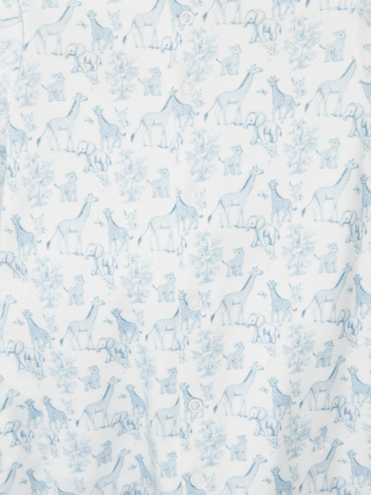 Baby Loren - Baby Blue Safari Pima Converter & Hat