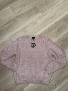Little Olin - Pink Fuzzy Sweater