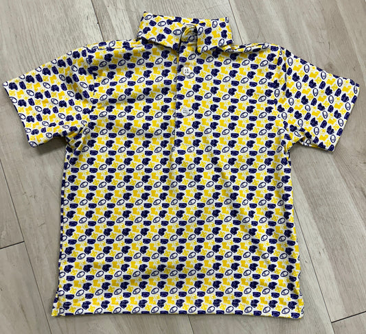 Bald Head Blues - Fighting Tiger Polo