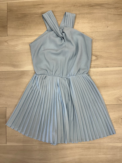 Mayoral - Light Blue Pleated Dress