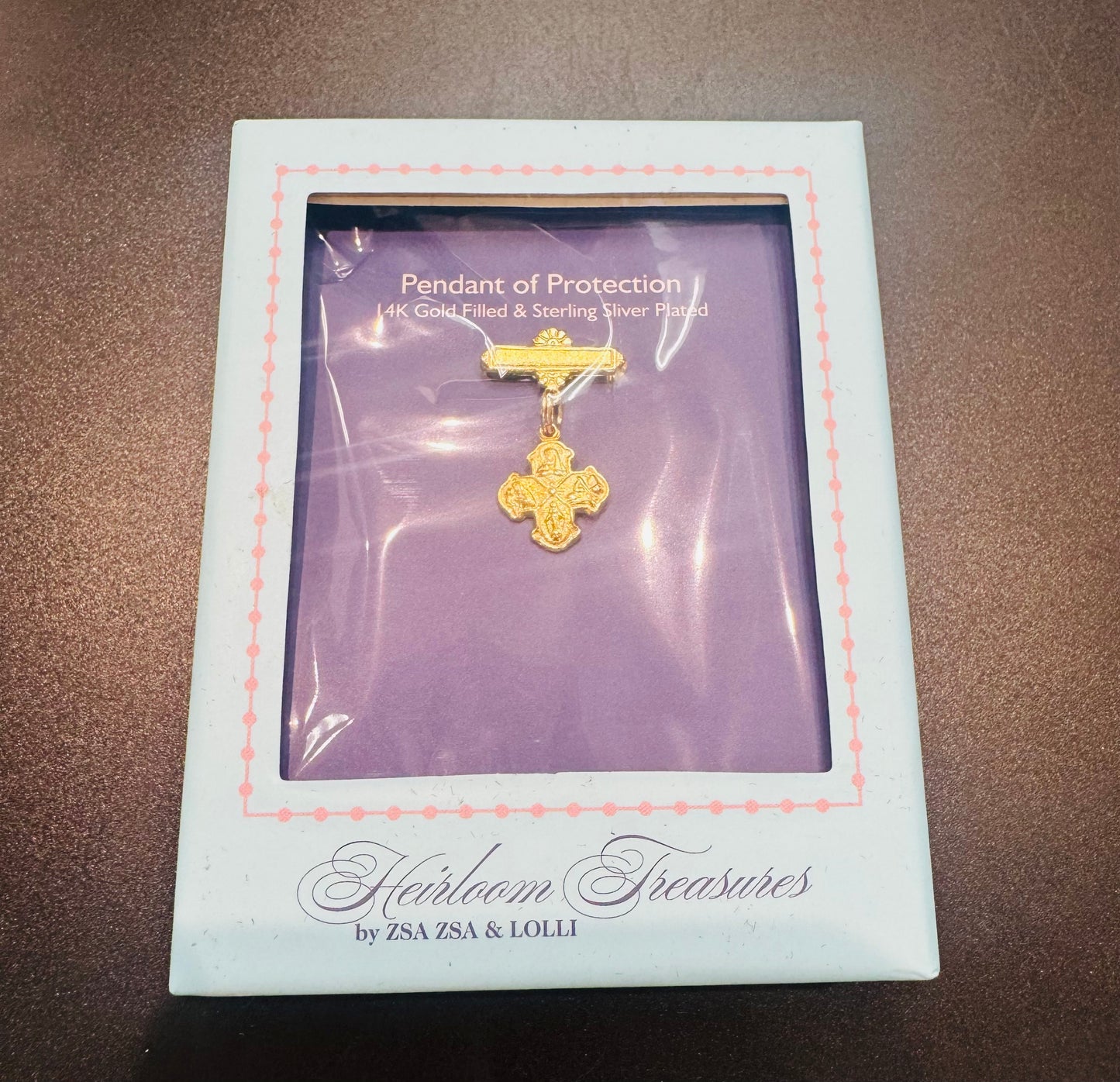 Zsa Zsa & Lolli -Pendant Of Protection - 4 Way Cross gold