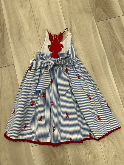 Cotton Kids - Crawfish Striped Dress