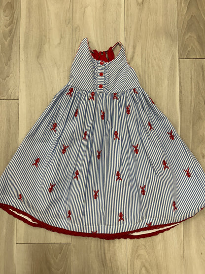 Cotton Kids - Crawfish Striped Dress
