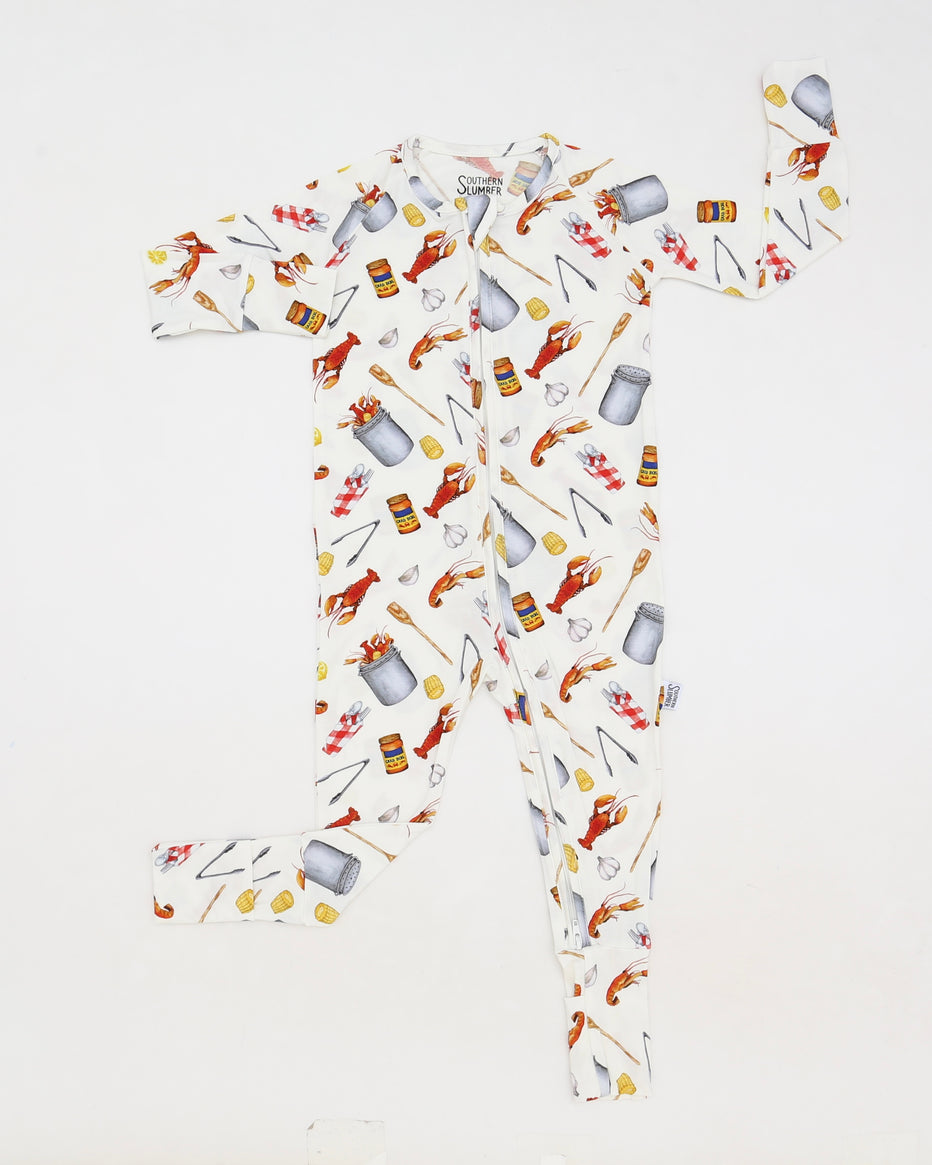 Southern Slumber - Crawfish Boil Zipper Sleeper