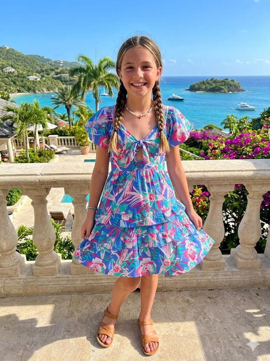 Havengirl - Tropical Blue Dress