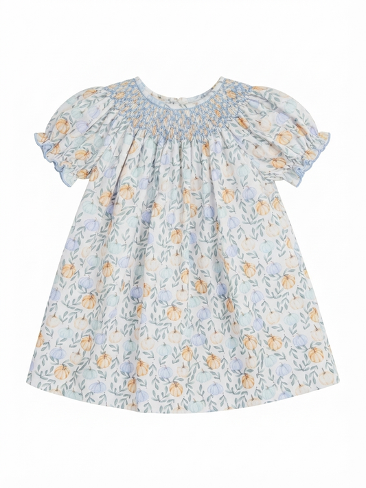 Charming Little One - Pumpkin Fall Garden Zoey Dress