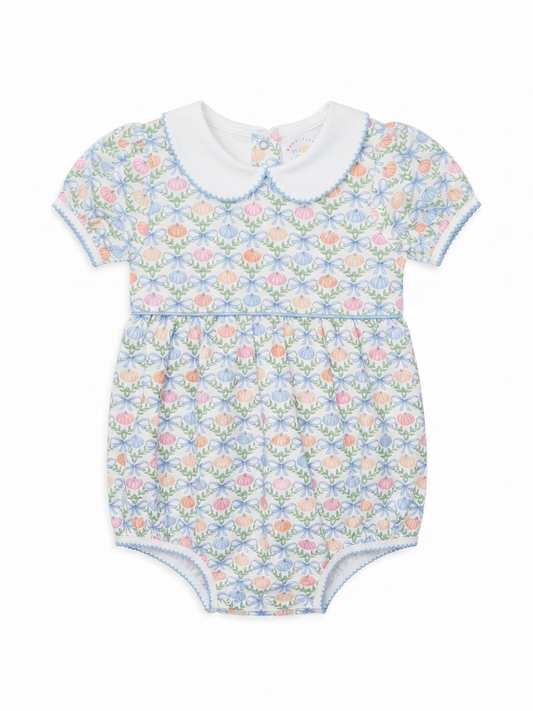 Swoon Baby - Pumpkin & Bows Bubble Outfit