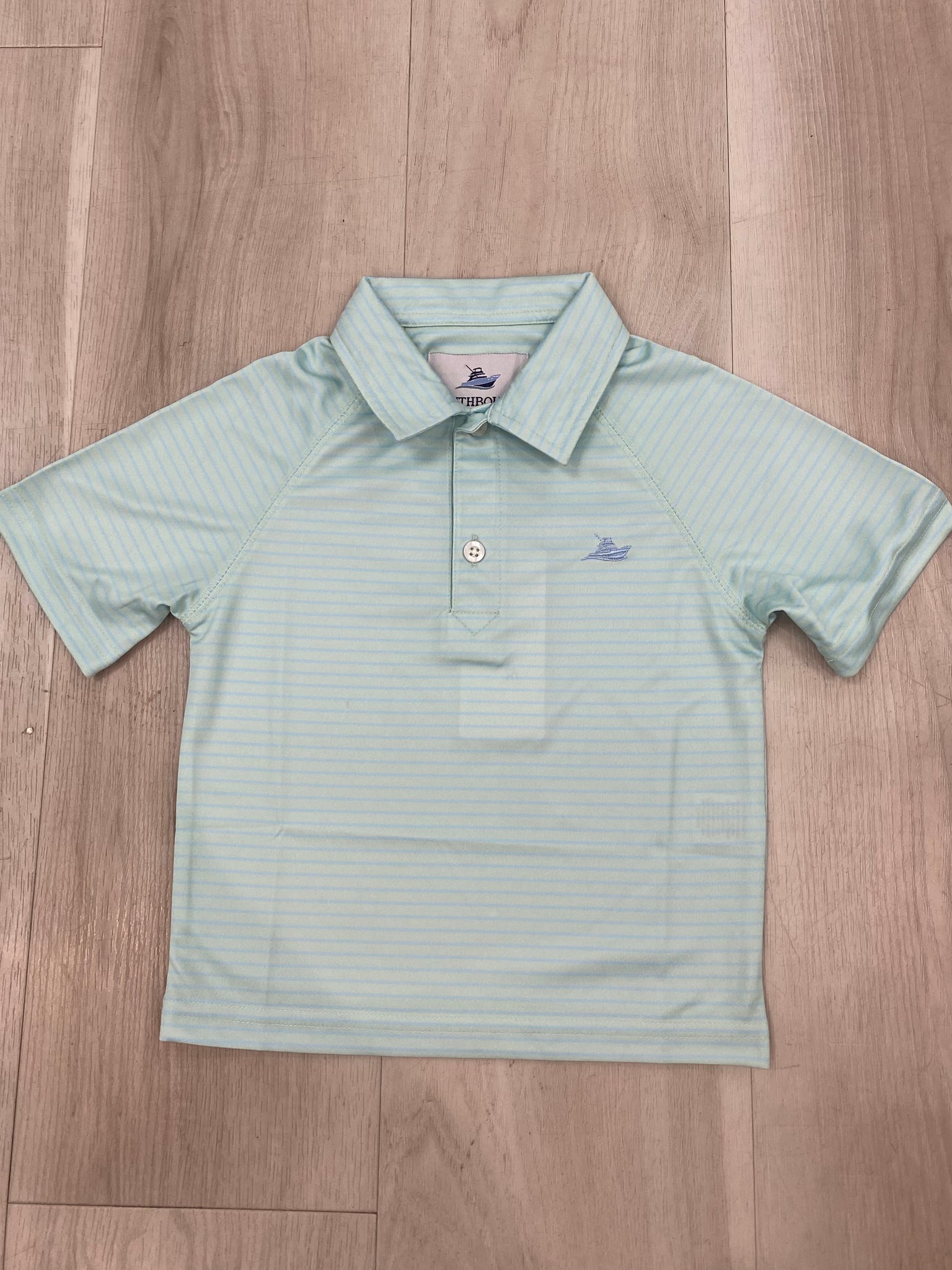 Southbound Green Mint and Blue Polo