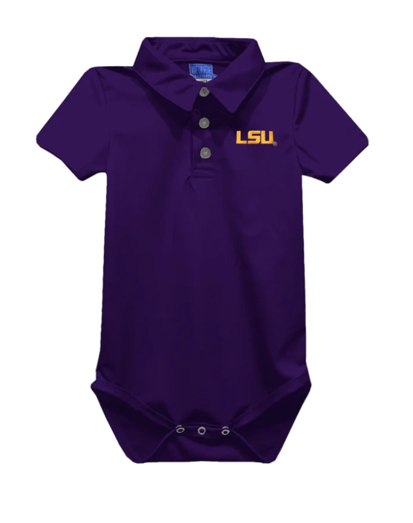 Vive La Fete LSU Embroidered Onesie