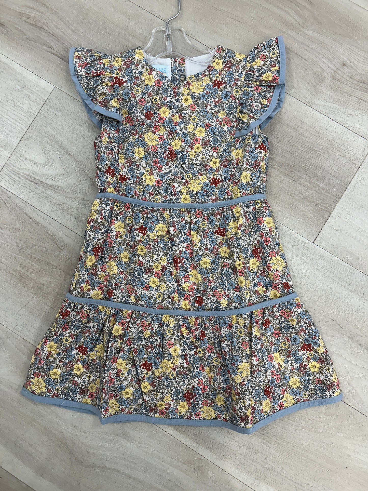 The Oaks - Harley Tan Floral Dress
