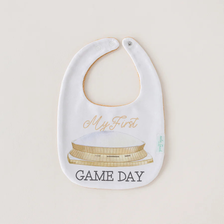 Nola Tawk - Saints My First Gameday Bib