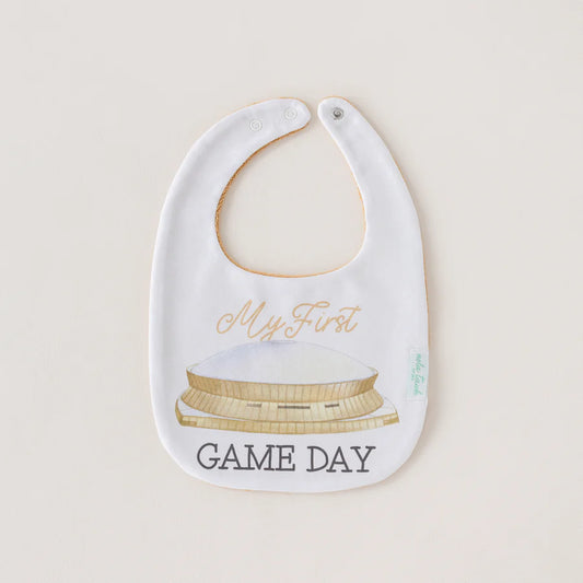 Nola Tawk - Saints My First Gameday Bib