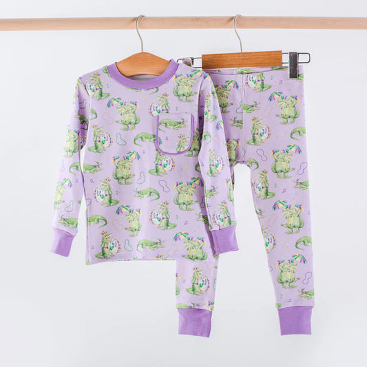 Nola Tawk - Mardi Gras Gator Pajamas
