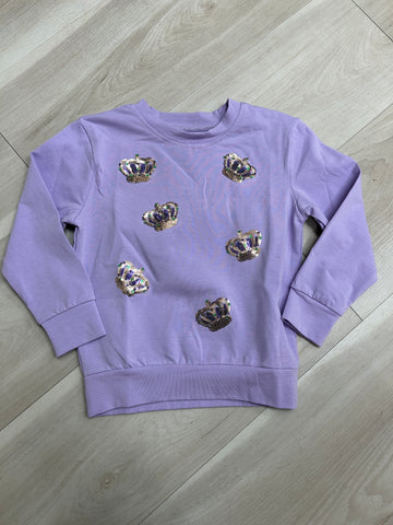 Lulu Bebe - Mardi Gras Crowns Shirt