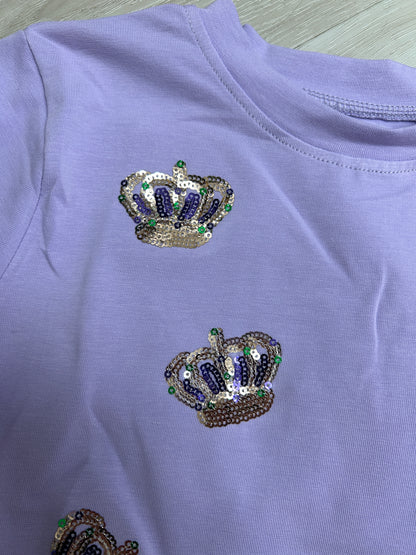 Lulu Bebe - Mardi Gras Crowns Shirt