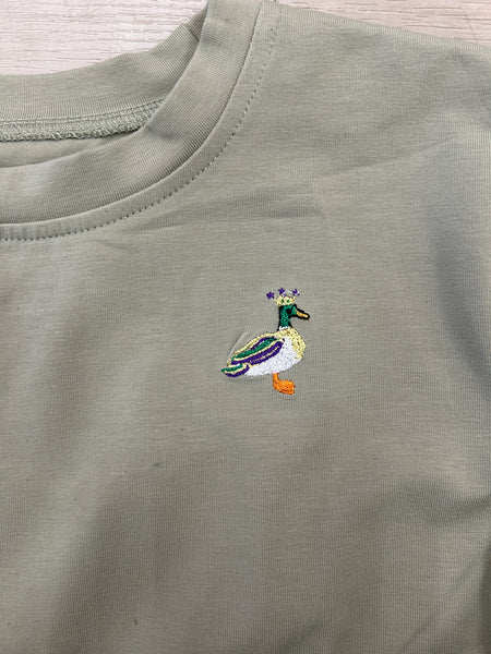 Lulu Bebe - Mardi Gras Duck Long Sleeve Shirt