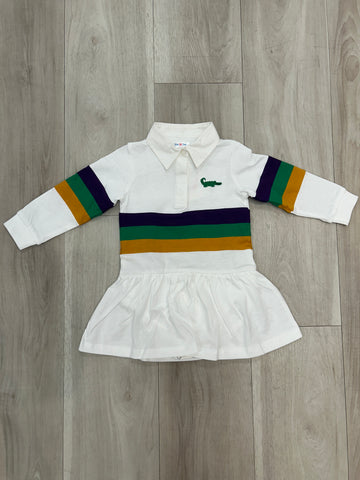 Lulu Bebe - Classic Mardi Gras Rugby Dress