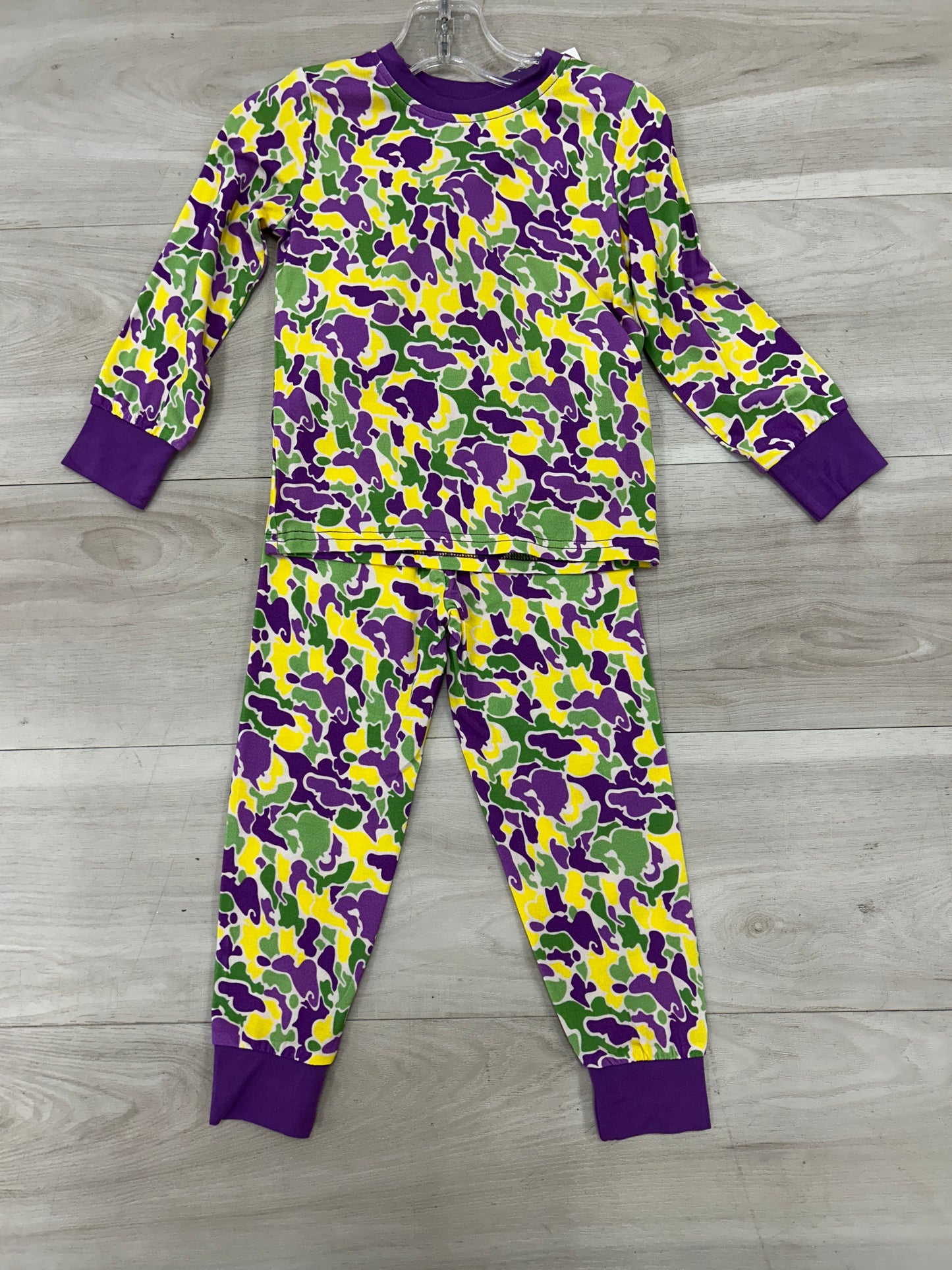 Belle Cher - Mardi Gras Camo Pajamas
