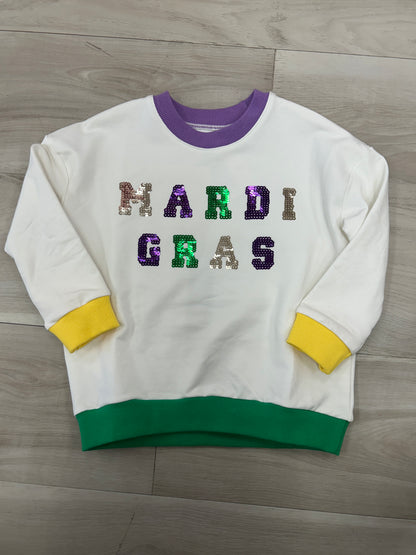 Lulu Bebe - Mardi Gras Sequin Shirt