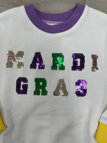 Lulu Bebe - Mardi Gras Sequin Shirt