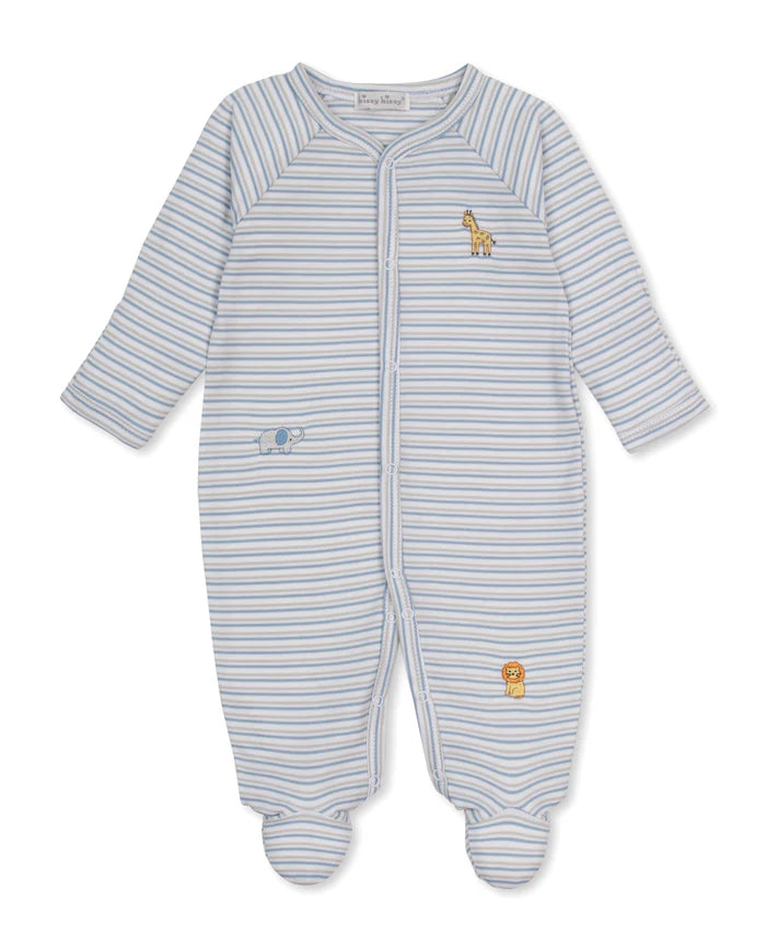 Kissy Kissy - Jungle Hang Out Stripe Footie