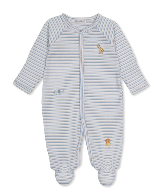 Kissy Kissy - Jungle Hang Out Stripe Footie