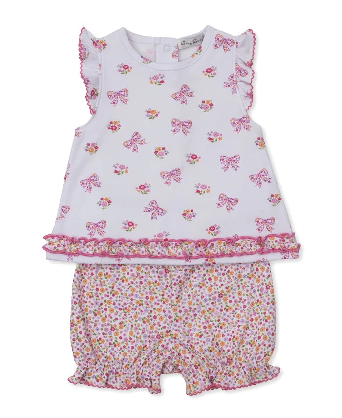 Kissy Kissy - Blossoming Bows Sunsuit Set