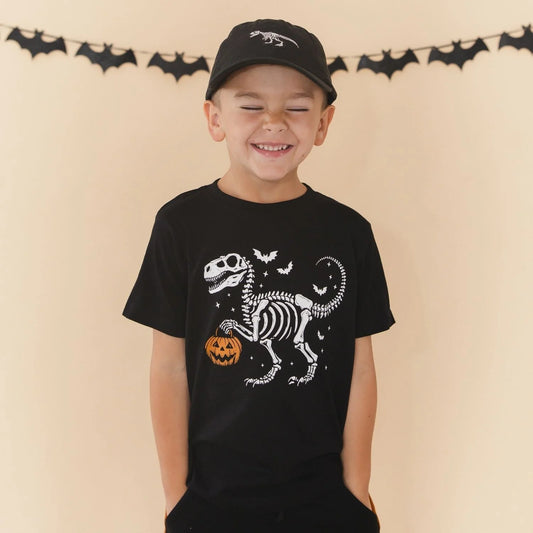 Sweet Wink - Dino Skeleton S/S Halloween T-Shirt