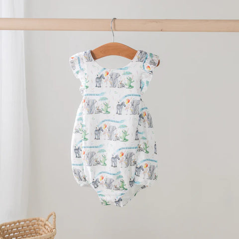Nola Tawk- All Asked for You Muslin Bubble Romper