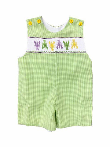 Lulu Bebe - Mardi Gras Crawfish Smock Hayes Shortall