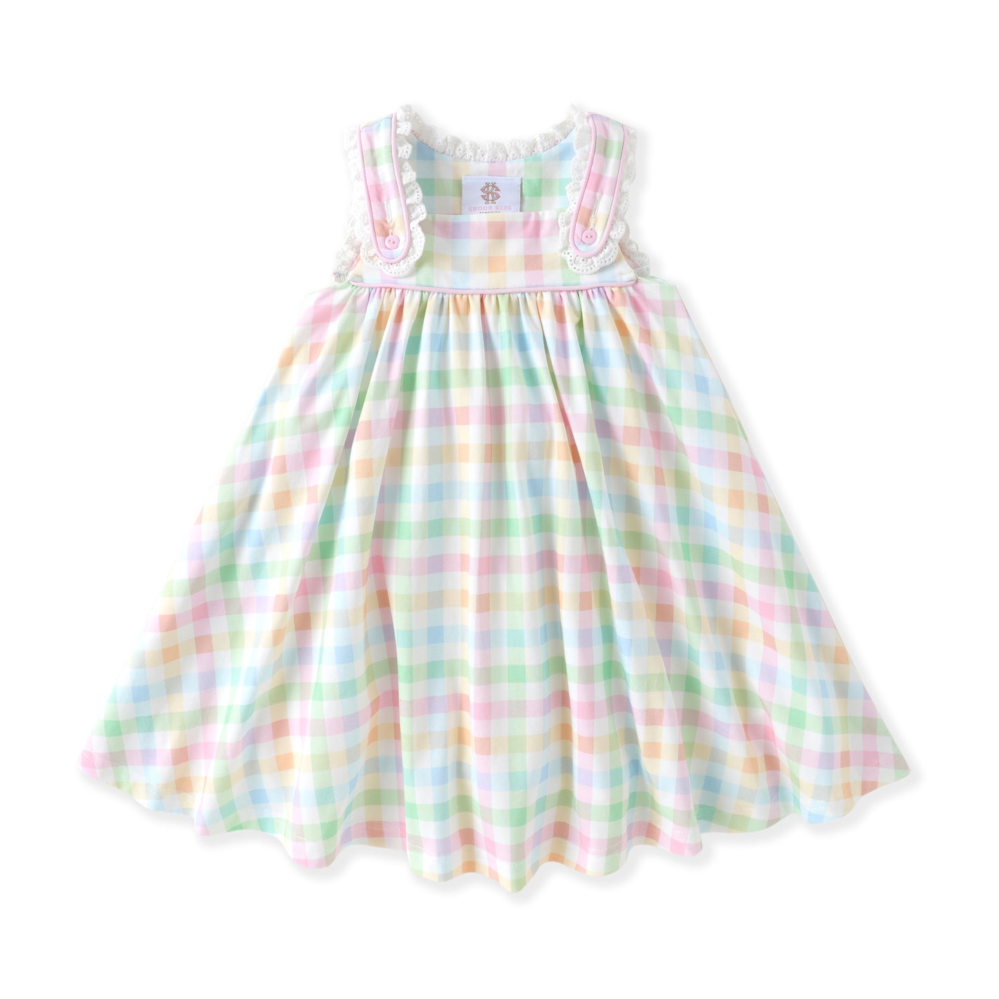 Swoon Baby- Eyelet Trim Dress