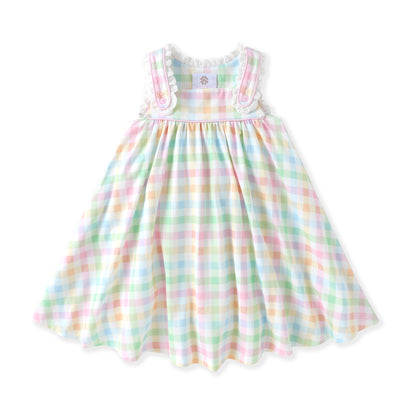 Swoon Baby- Eyelet Trim Dress