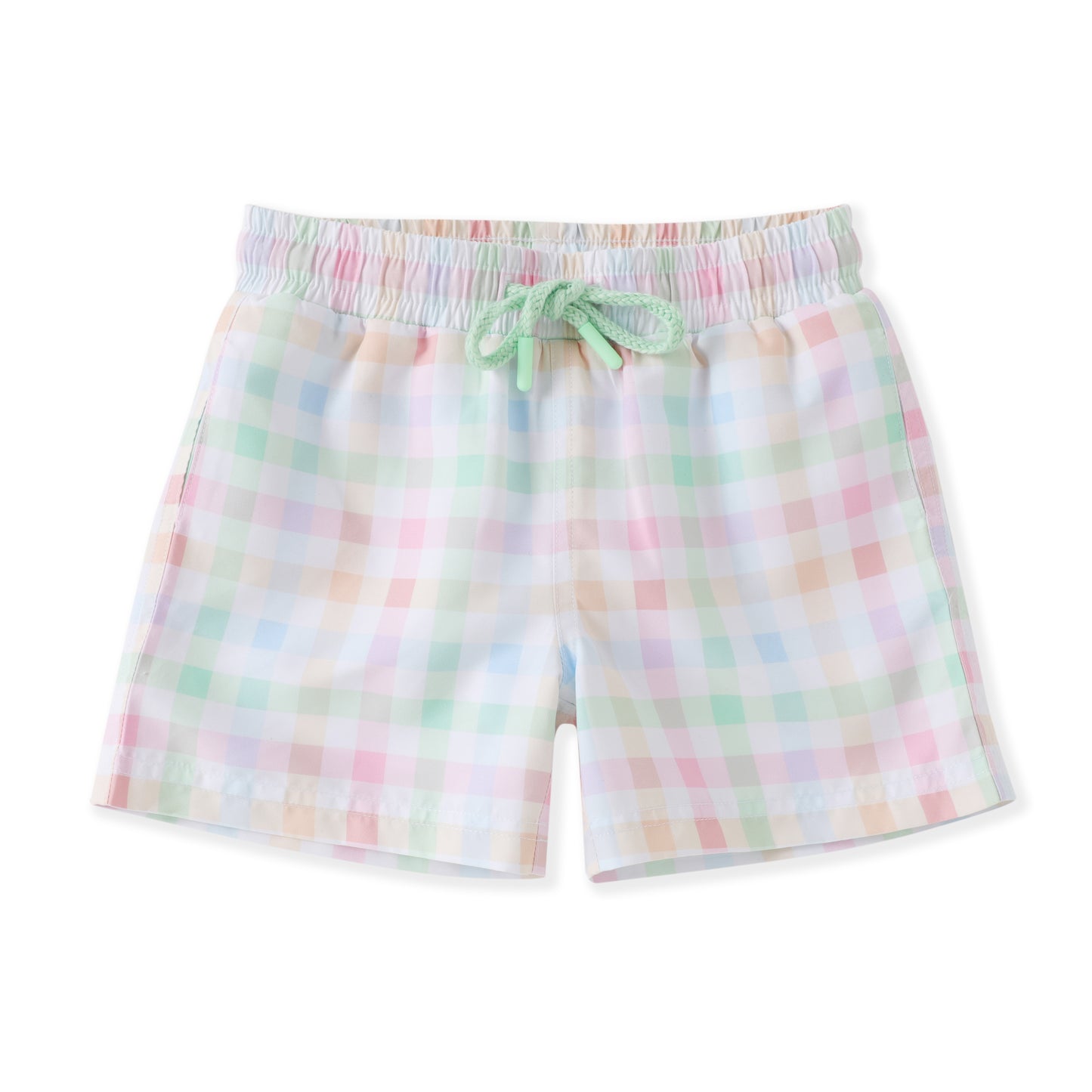 Swoon Baby- Plaid Swim Trunk