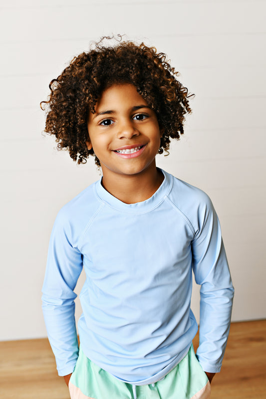 Swoon Baby- Blue Rashguard