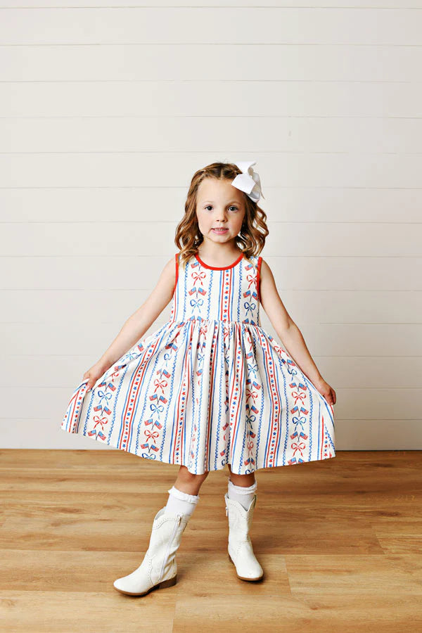 Swoon Baby - Americana Flair Dress
