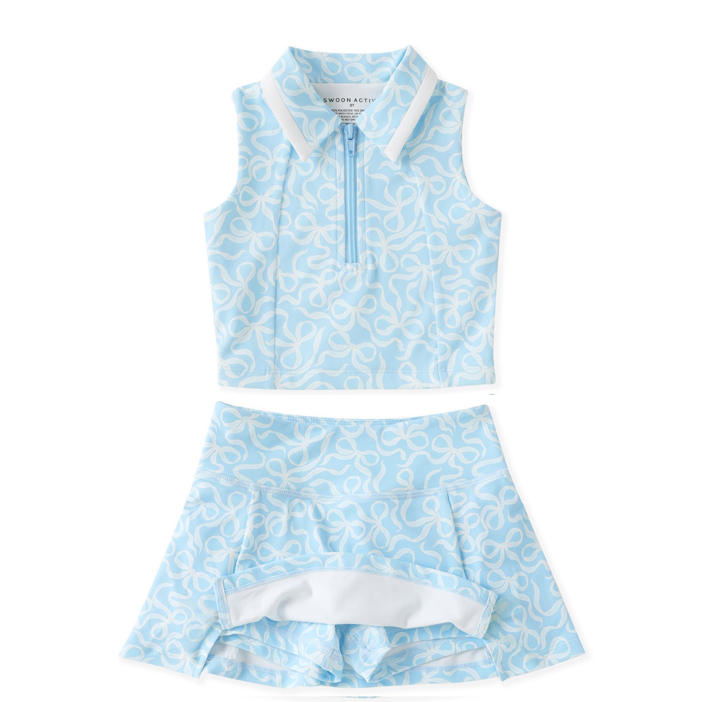 Swoon Baby - Blue Sky Bow Proper Set