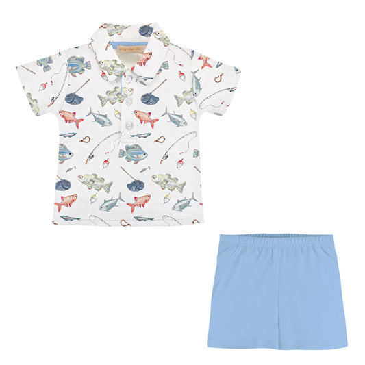 Baby Club Chic - Fishing Day Tee & Short Set