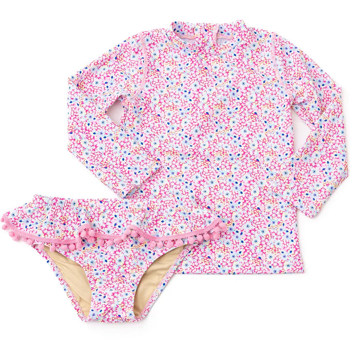 Shade Critters - Electric Ditsy Rashguard Swimsuit