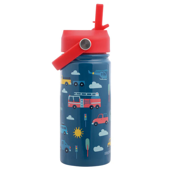 Stephen Joseph - Transportation Water Bottle With Handle