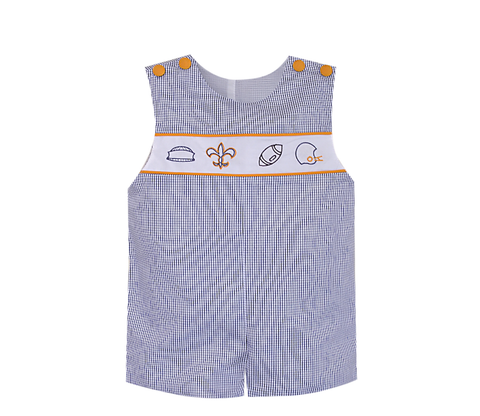 Southern Saturday - Saints Logos Gingham Shortall